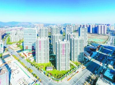 南京江北新区人才公寓总建筑面积约22万平方米。 南京日报/紫金山新闻记者 段仁虎 摄 