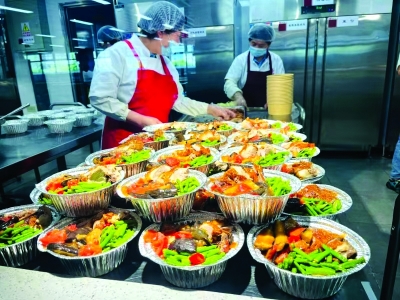 中华中学雨花校区食堂。 受访者供图