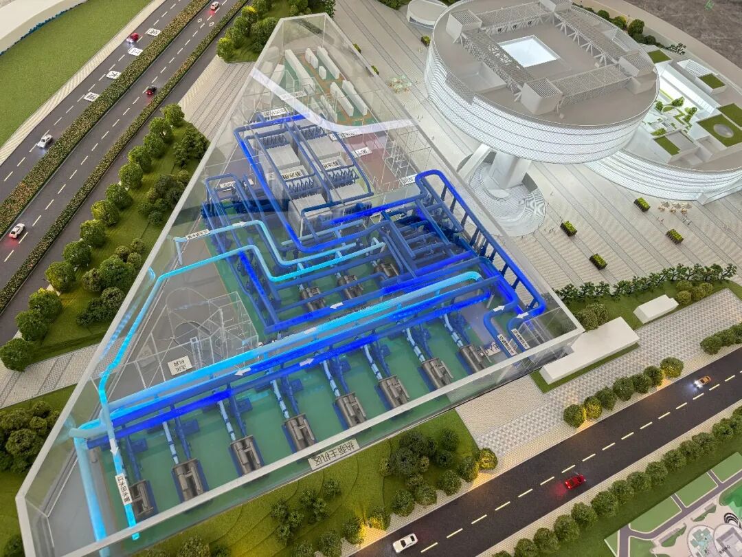 江水源市民中心能源站模型