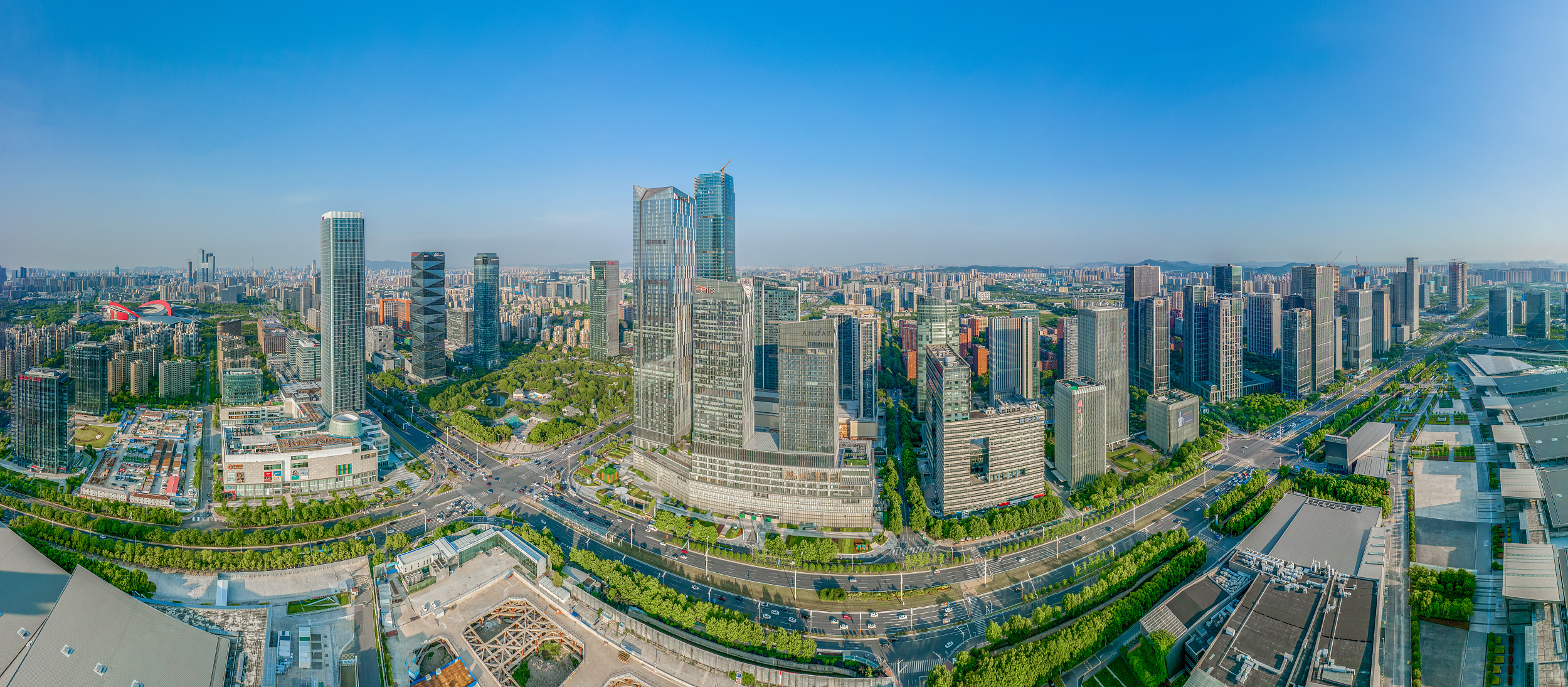 南京河西金融城图片来源:视觉中国