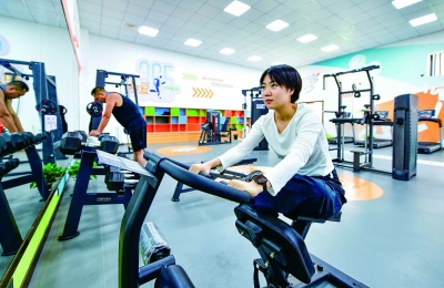 社区居民有了“家门口”的健身房