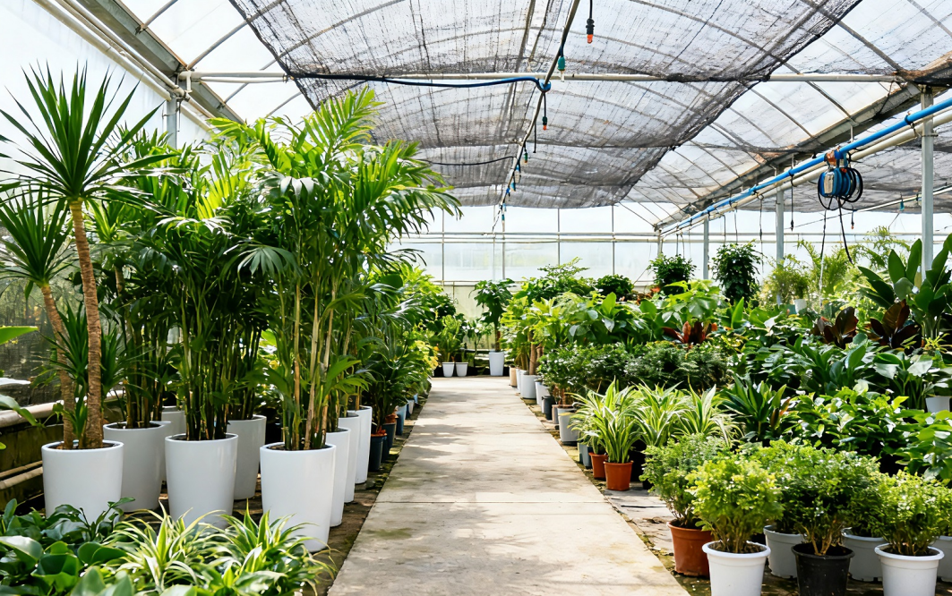 图为李先生的苗木种植基地
