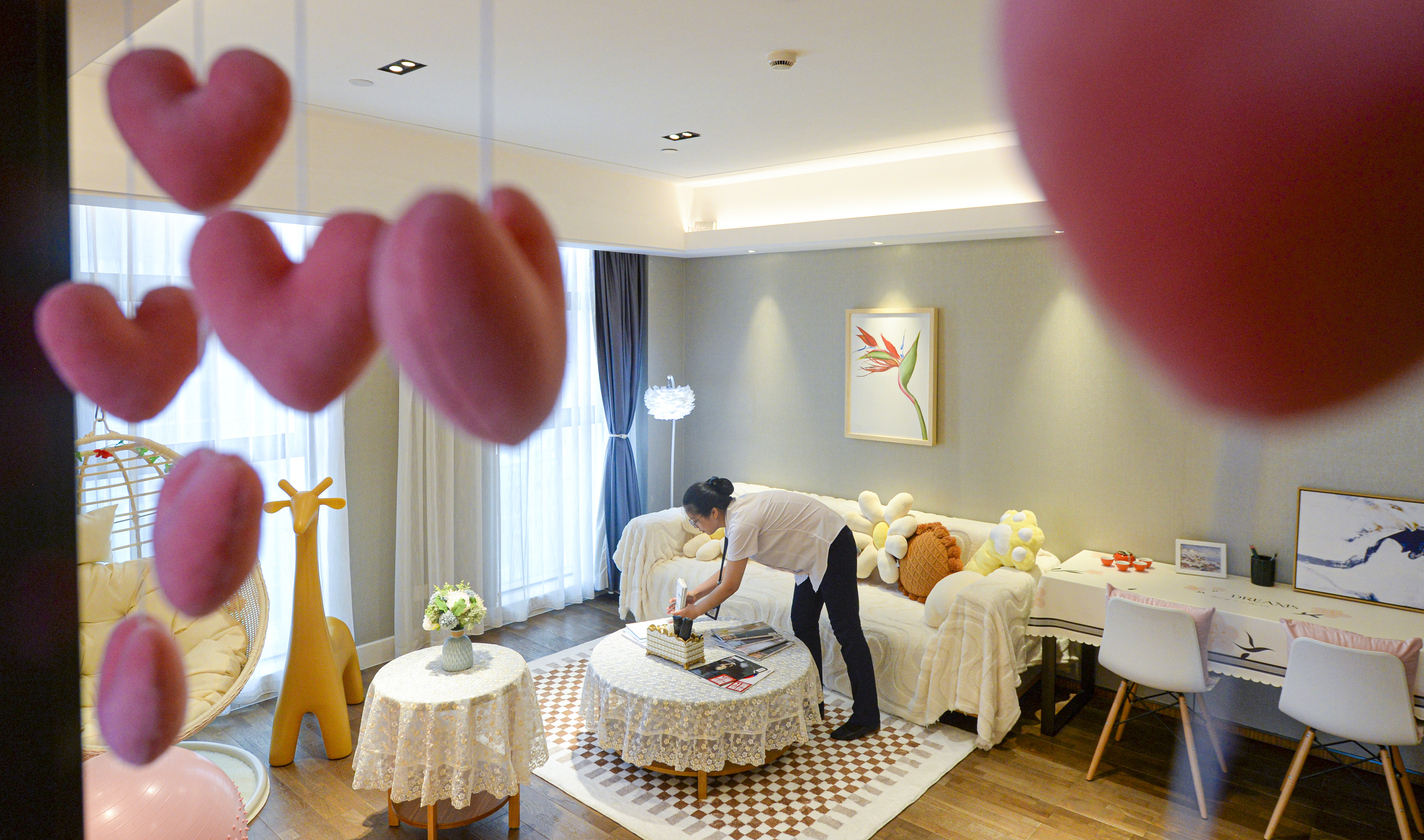 扬子菁英专家公寓打造了22套女性专属人才公寓。南京日报/紫金山新闻记者 孙中元 摄