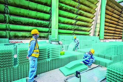 扬子石化升级冷却塔填料