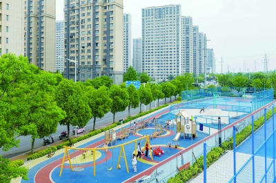 上坊新城又多一处运动打卡地