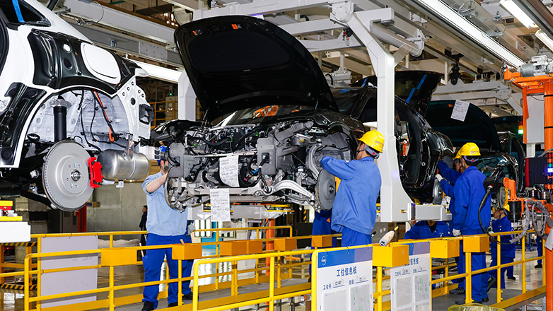 上汽南京基地加紧量产新车